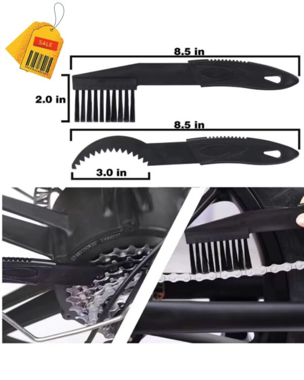 Cepillos para Limpieza de Cadena de Bicicleta - ¡Mantenimiento Profesional en Casa! (x3 kit min) - Image 3